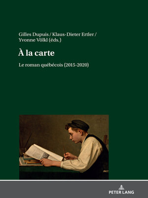 cover image of A la carte.